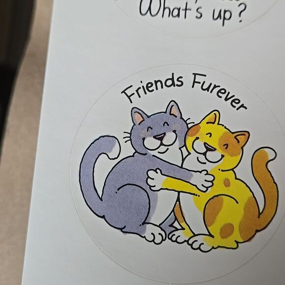 Frazzled Felines 1 Sheet of Cat Stickers Current  1988 Made in USA 6 Total - Picture 5 of 14